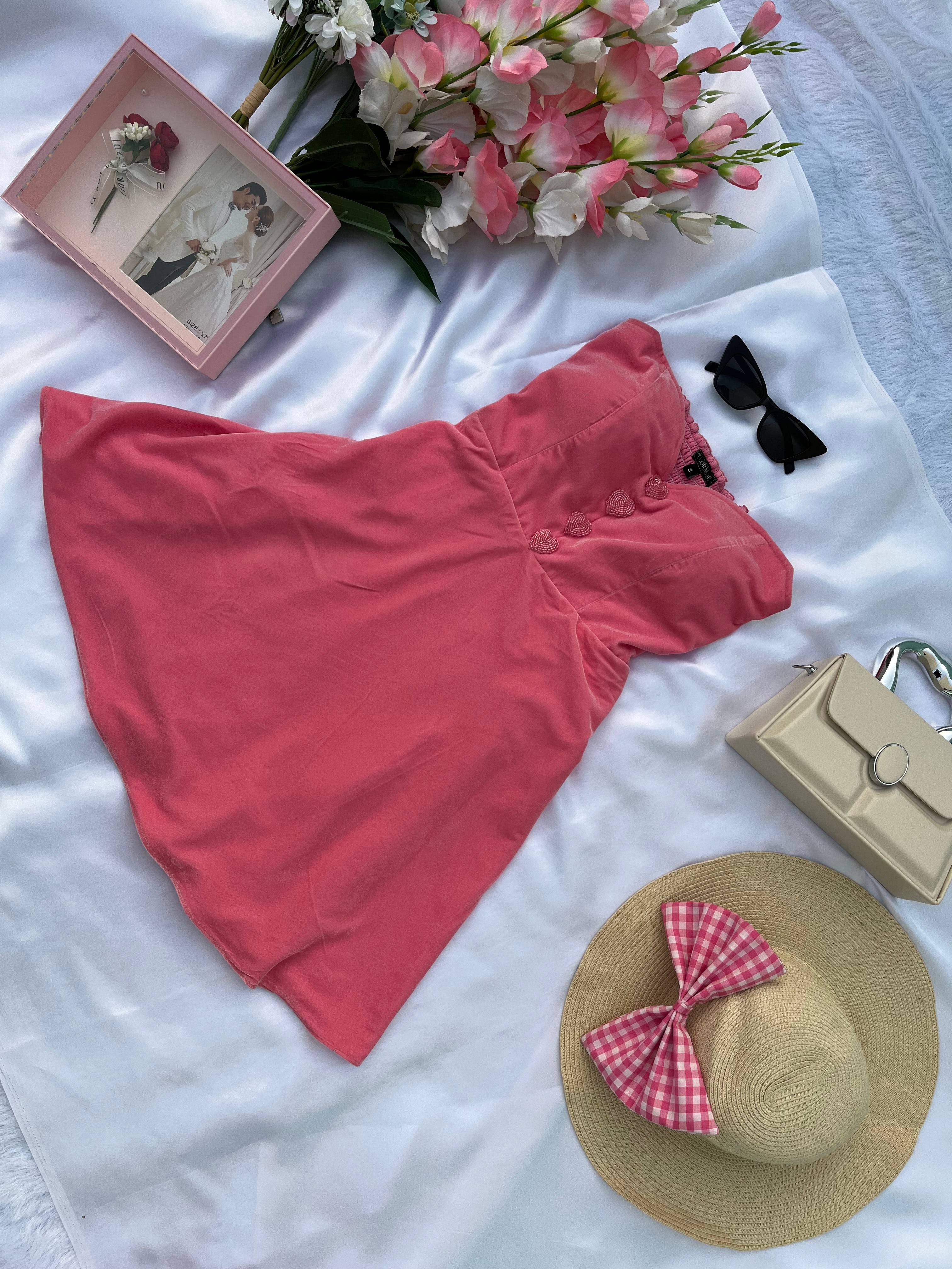 Bernise Dress Sweatheart Pink main image 0