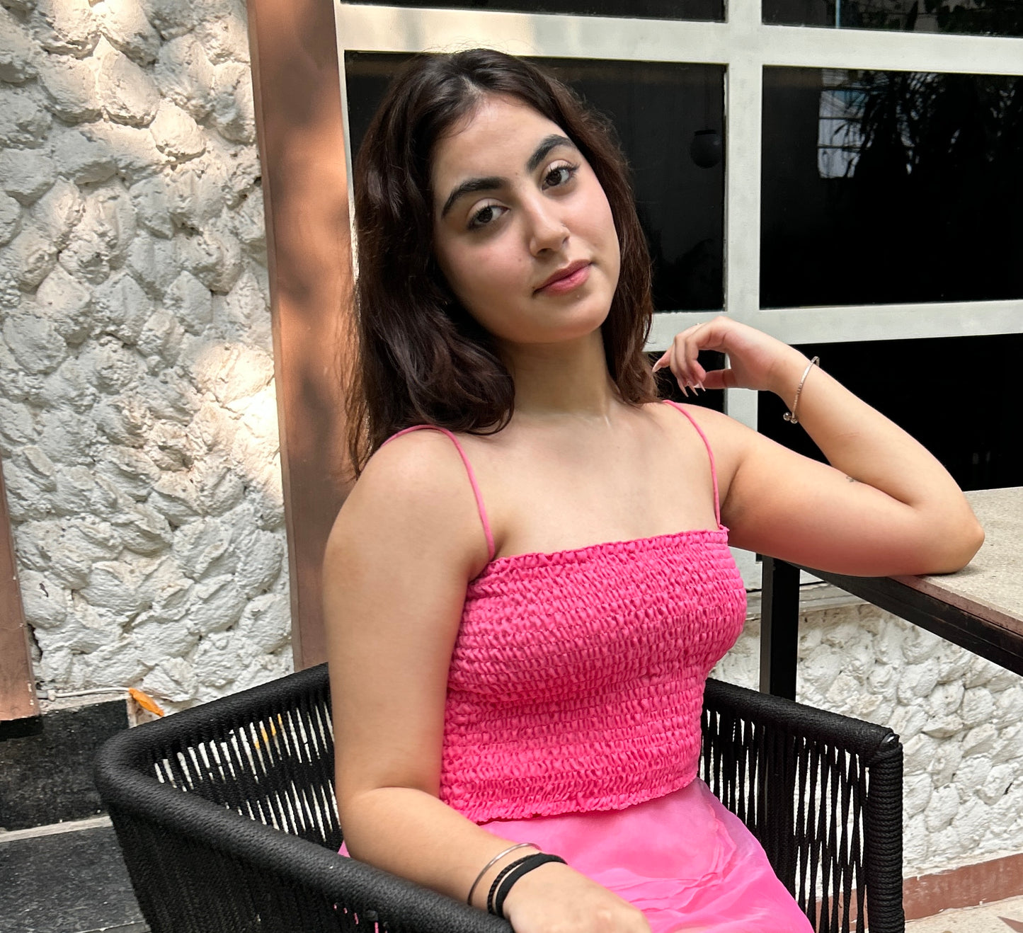 PINK MUNCHKIN SKIRT TOP