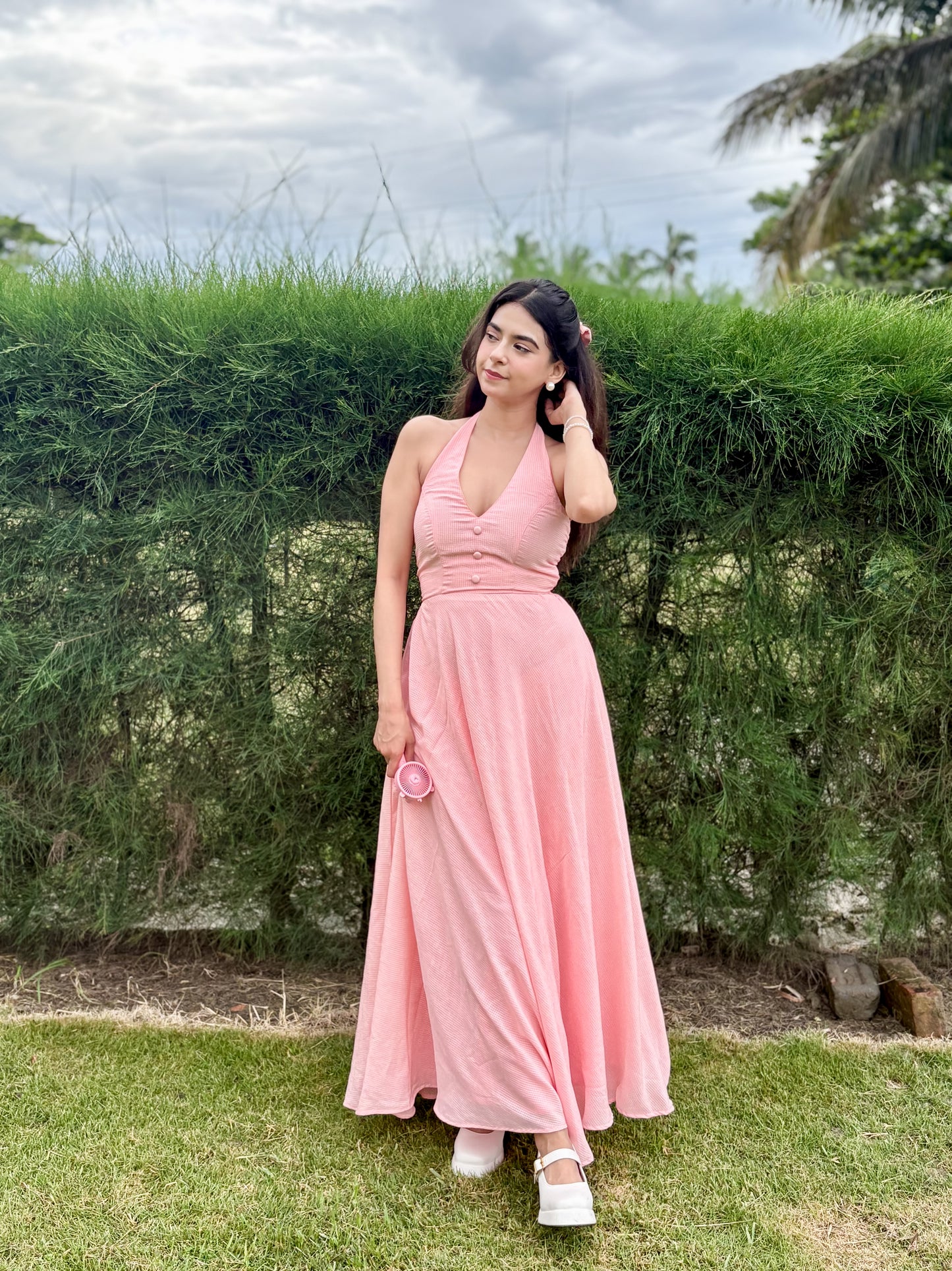 BLUSH PEARL DRESS