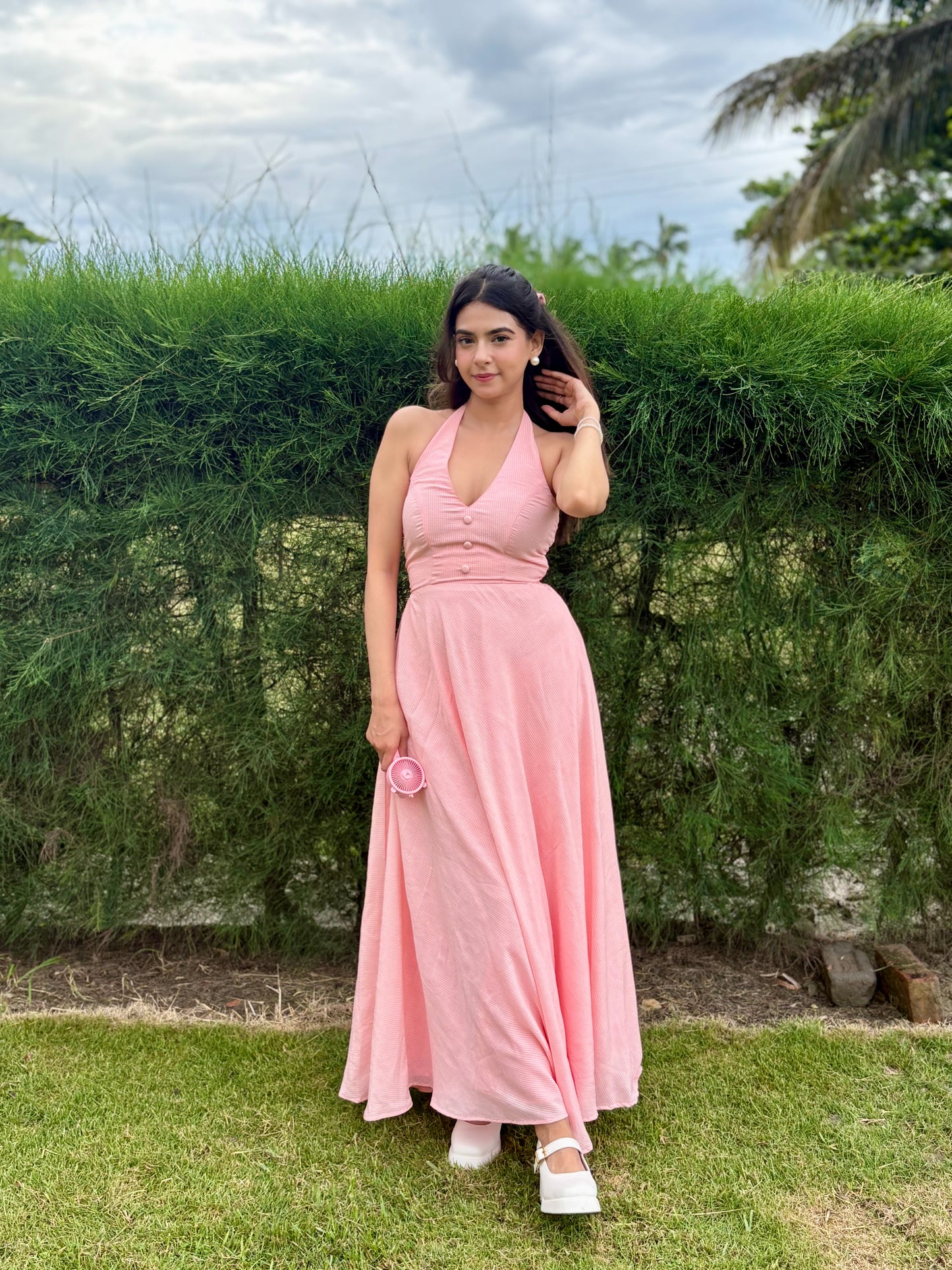 BLUSH PEARL DRESS