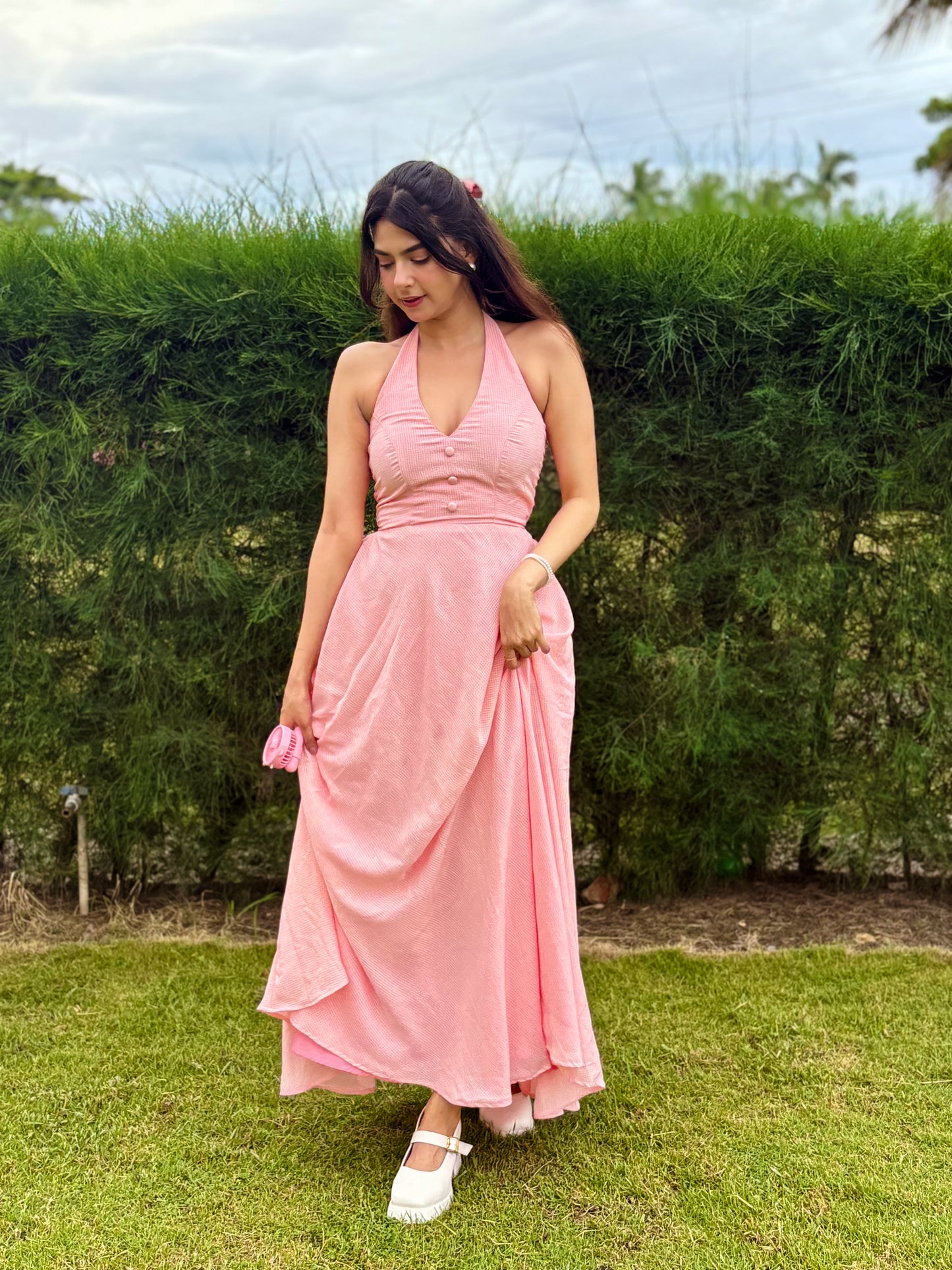 BLUSH PEARL DRESS