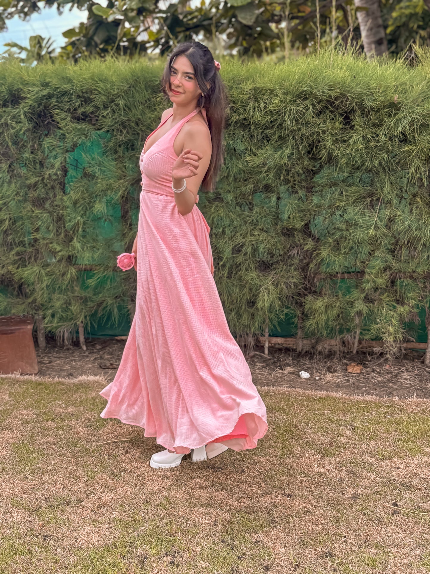 BLUSH PEARL DRESS