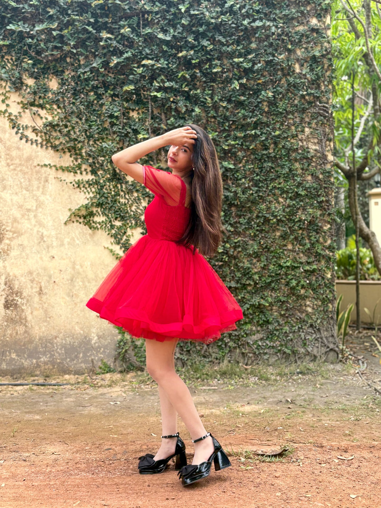 RED LOVE SPELL DRESS