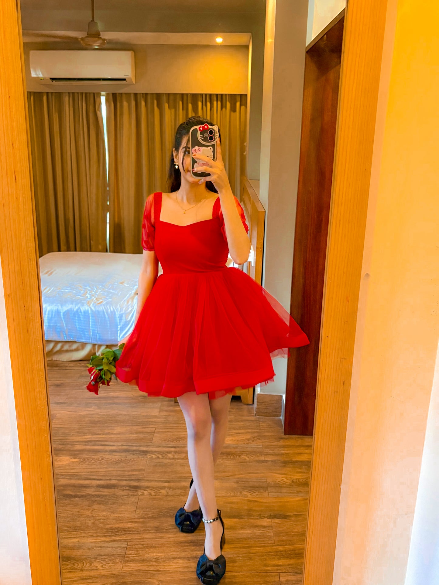 RED LOVE SPELL DRESS
