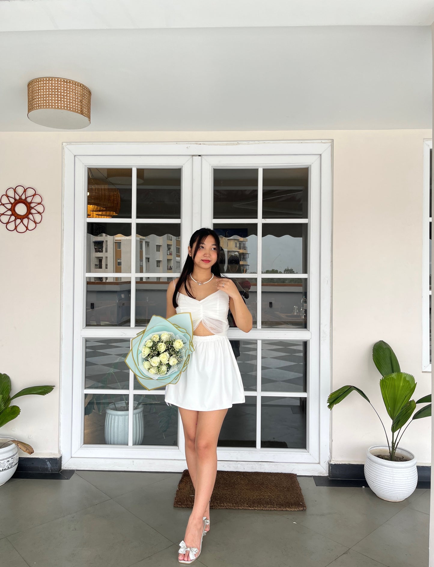 SNOW BELLE MINI DRESS