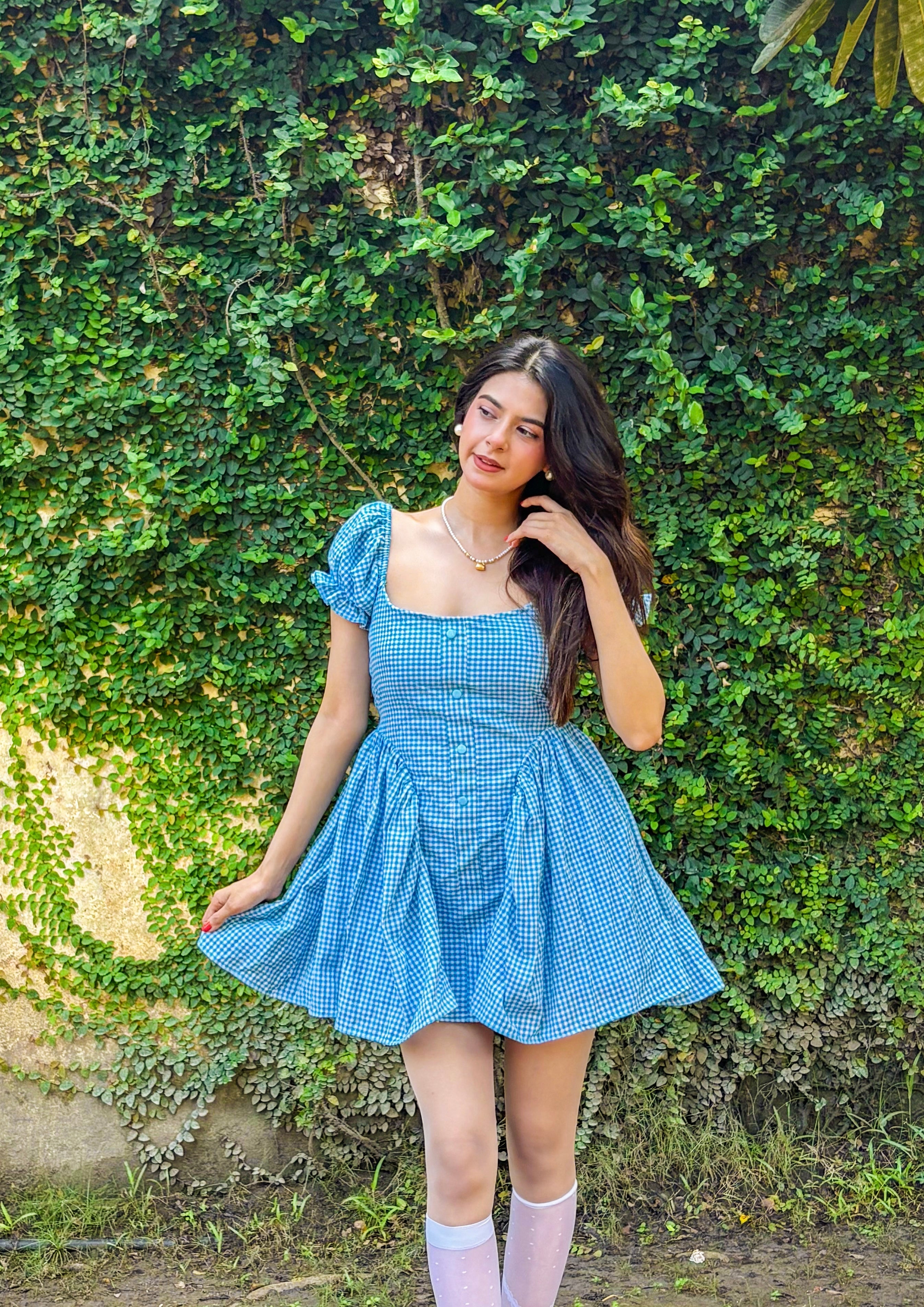 BLUEBELL GINGHAM DRESS