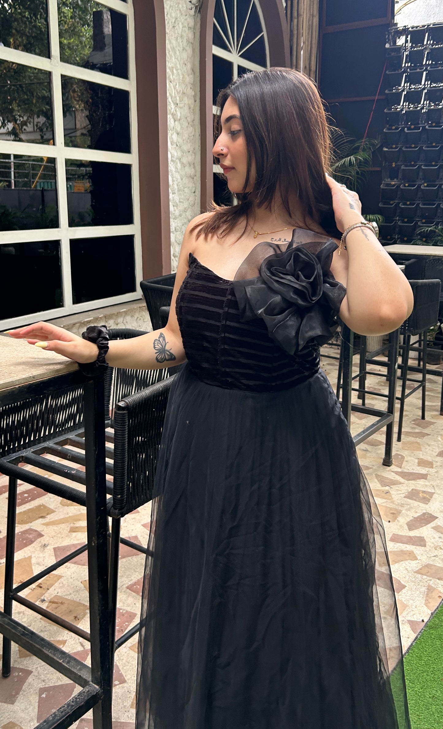 BLACK CHIC CORSET DRESS
