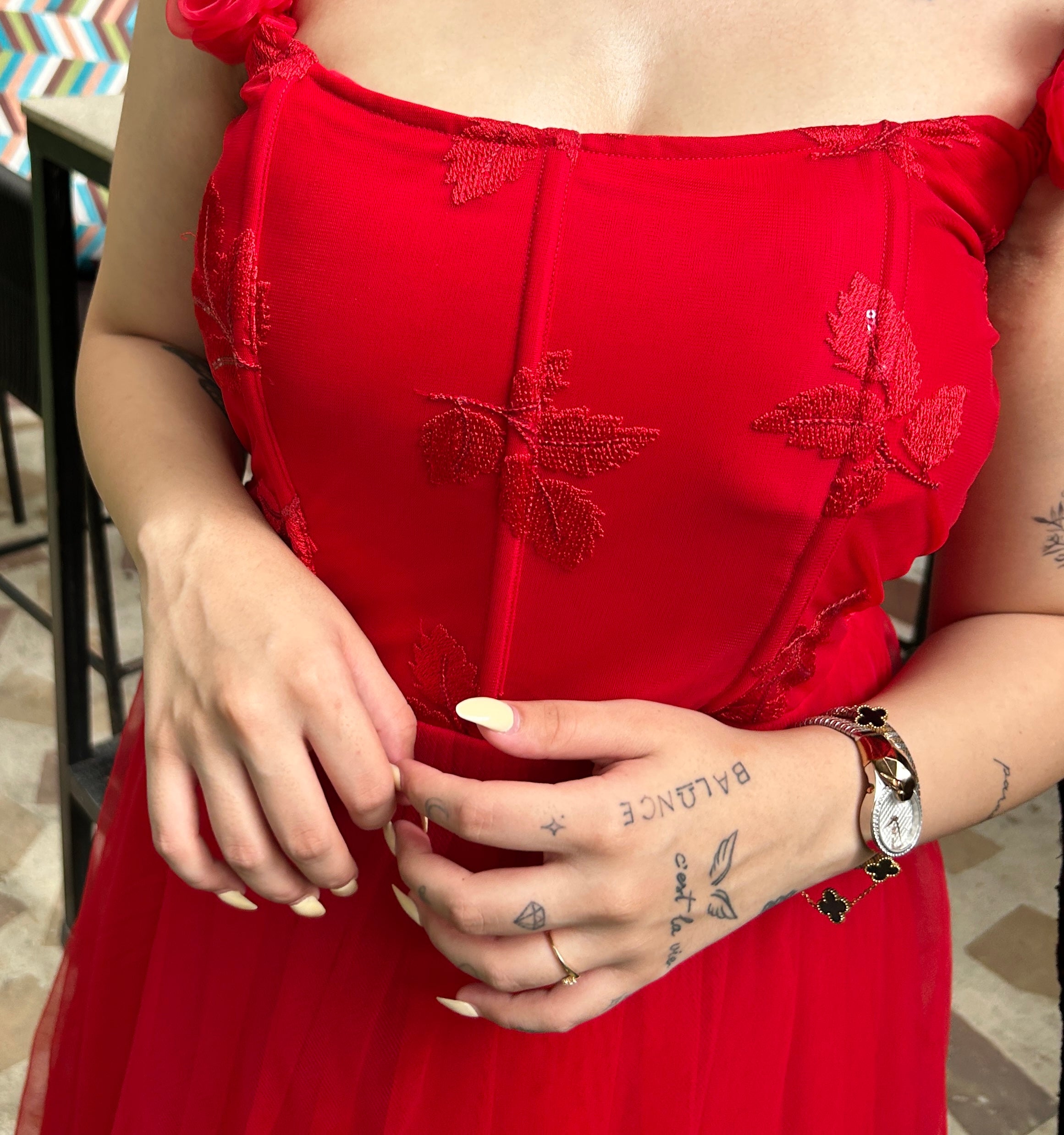 ROSEWOOD CORSET DRESS