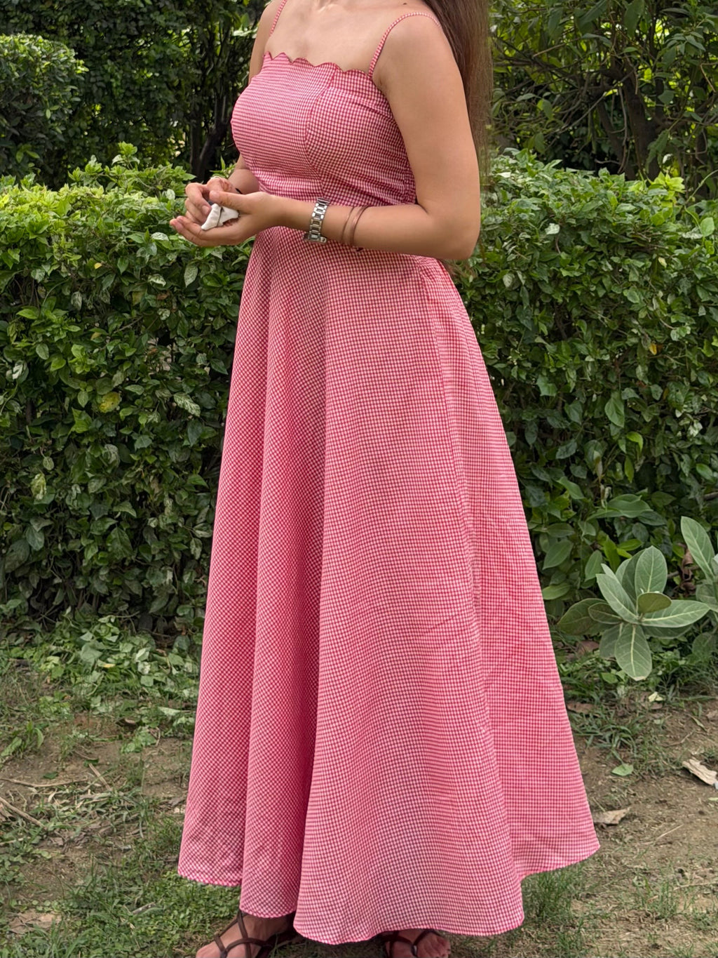 RED SUNSET DRESS