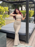 MINIMAL MOCHA CO ORD SET