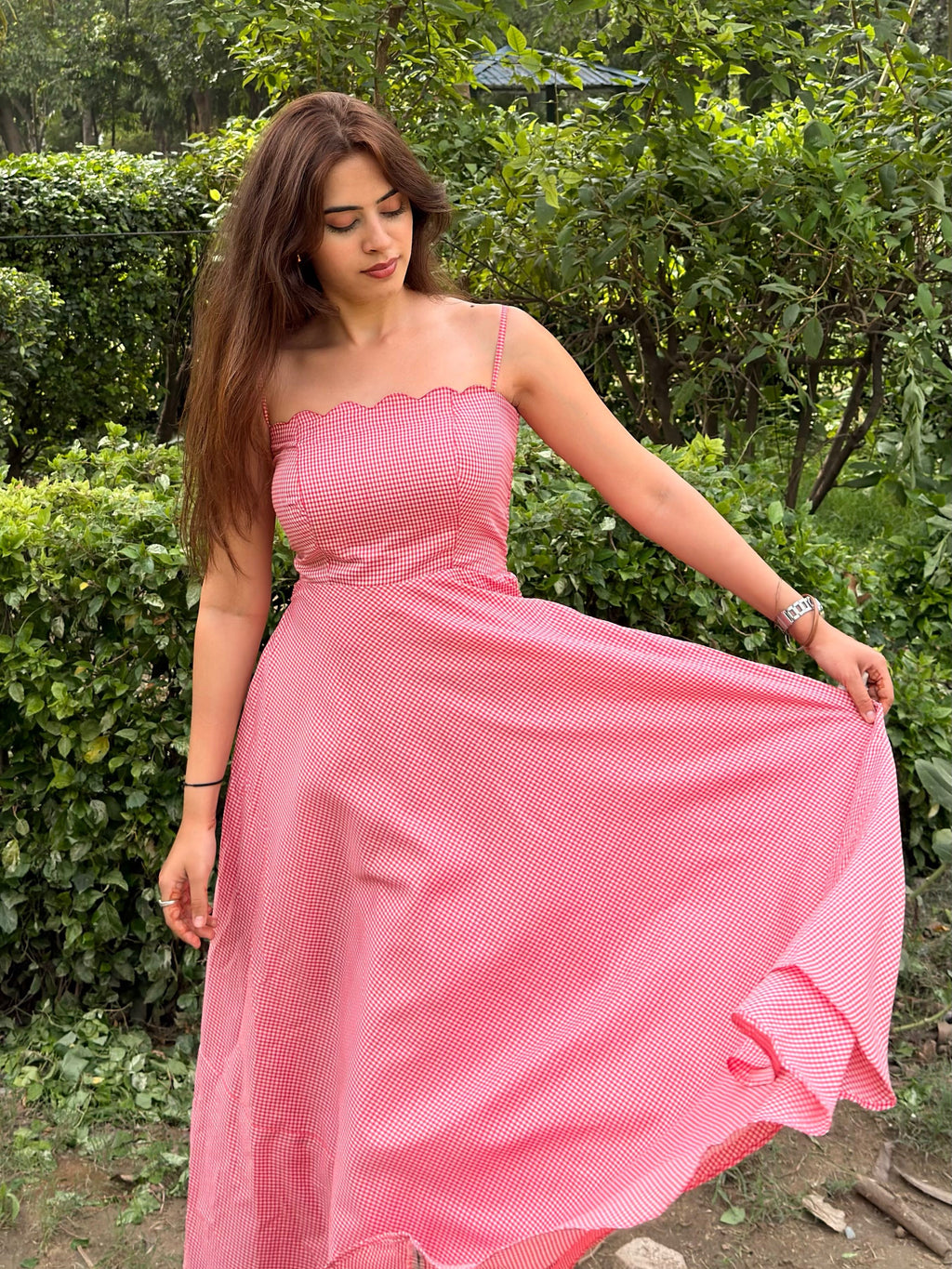 RED SUNSET DRESS