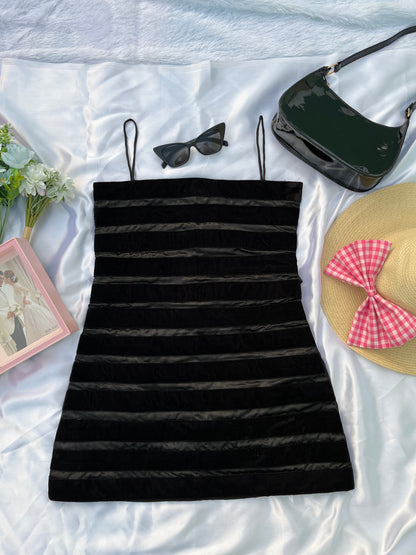 BLACK LAYERED DRESS