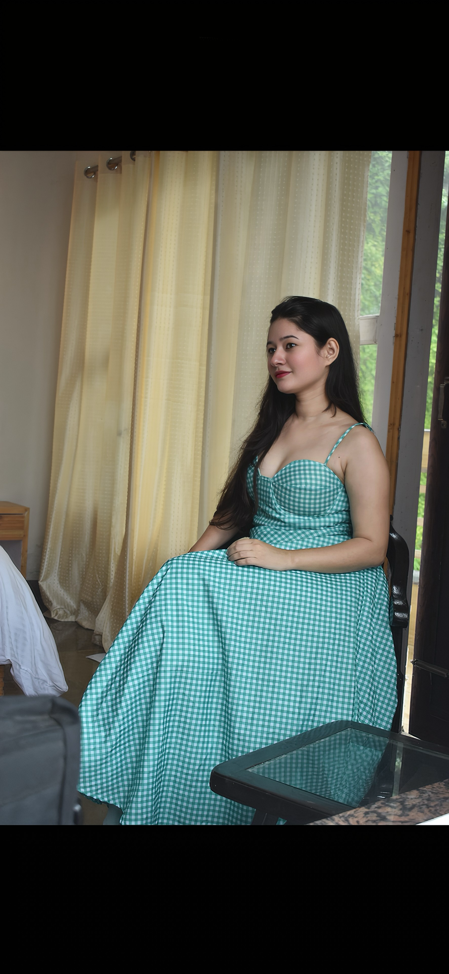 RETRO GREEN DRESS