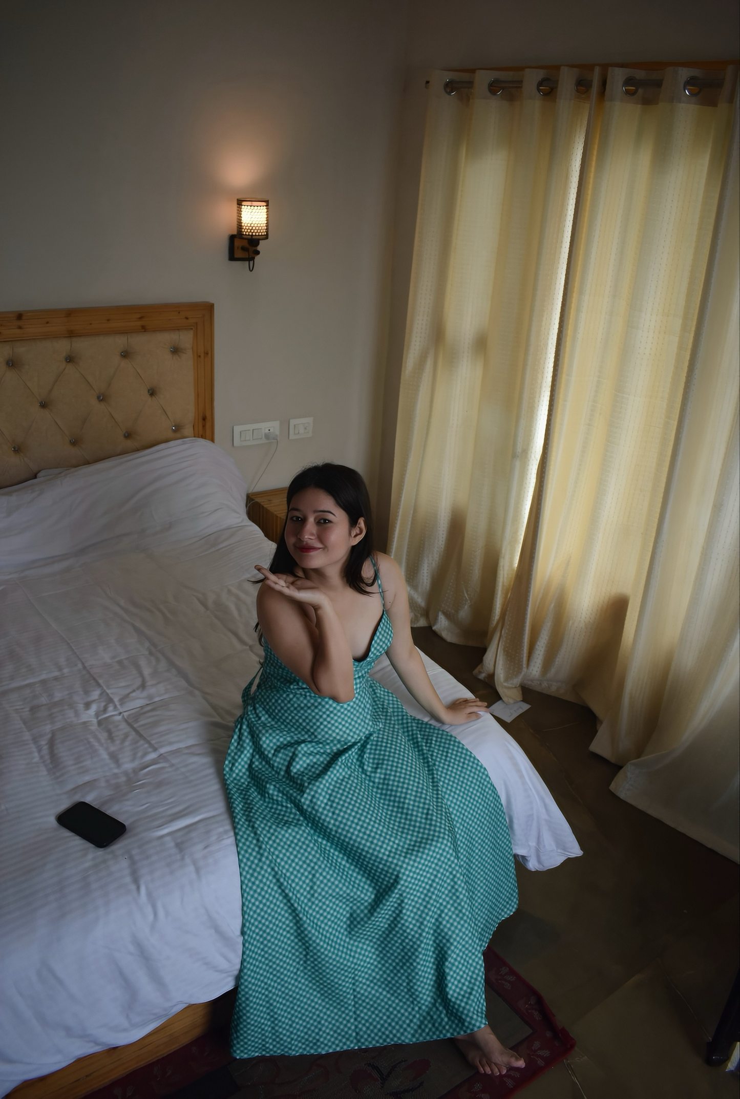 RETRO GREEN DRESS