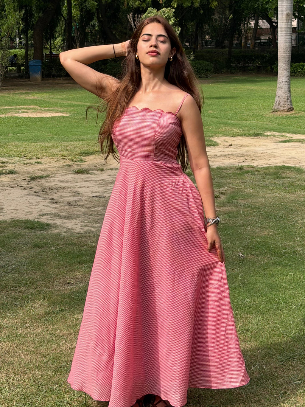 RED SUNSET DRESS