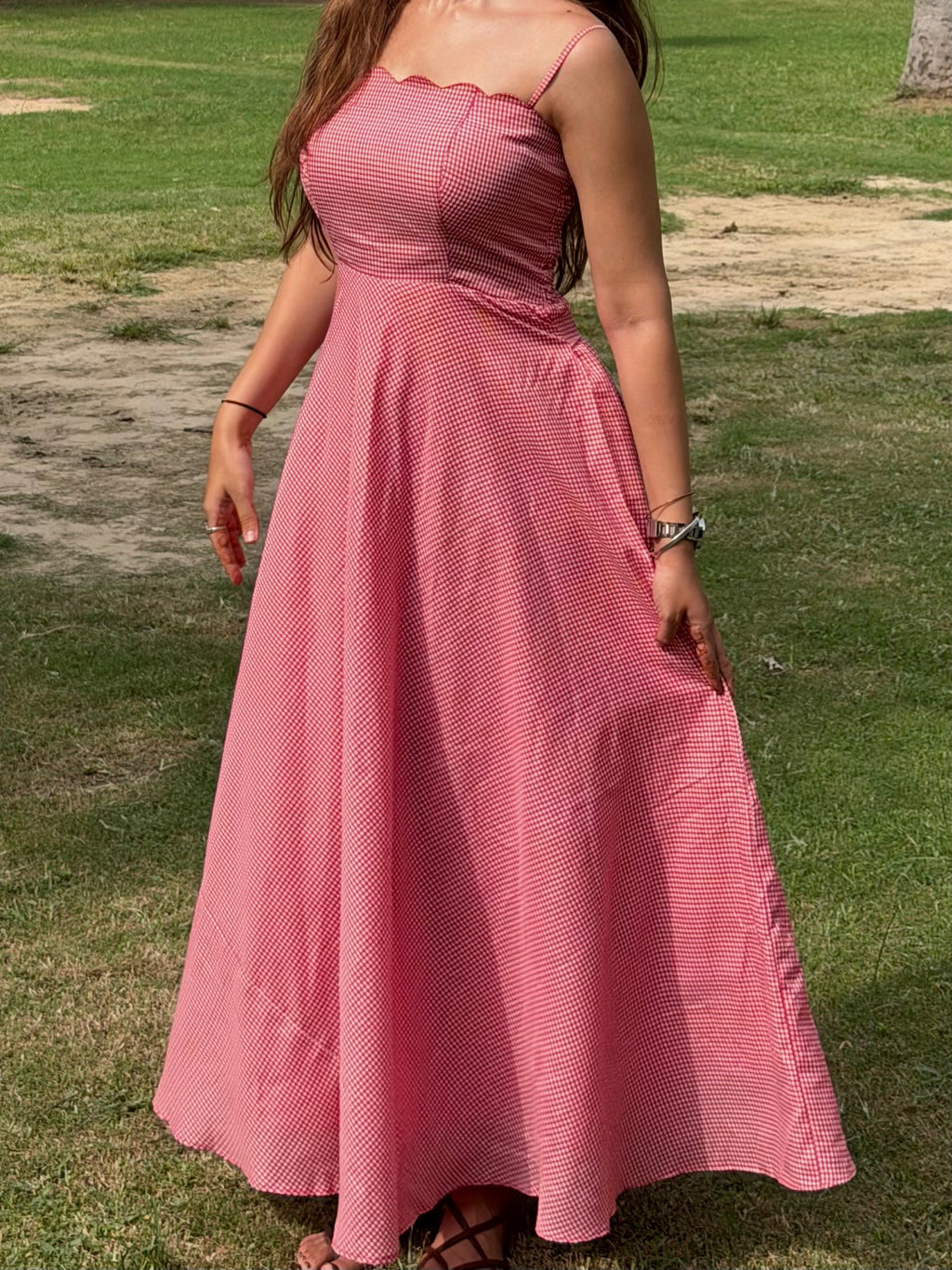 RED SUNSET DRESS