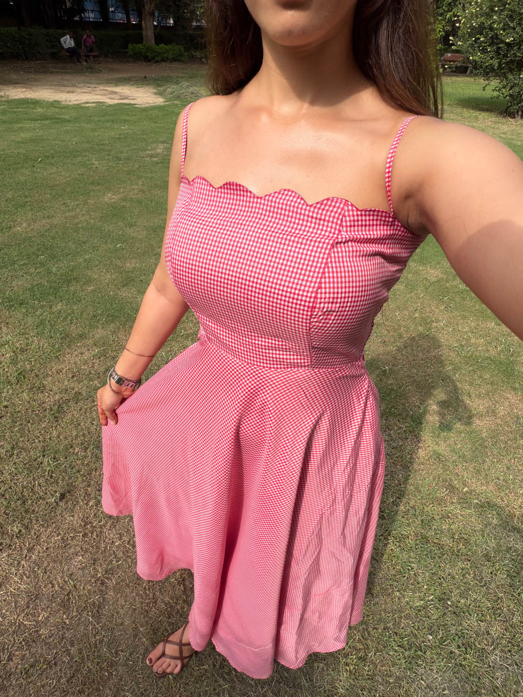 RED SUNSET DRESS
