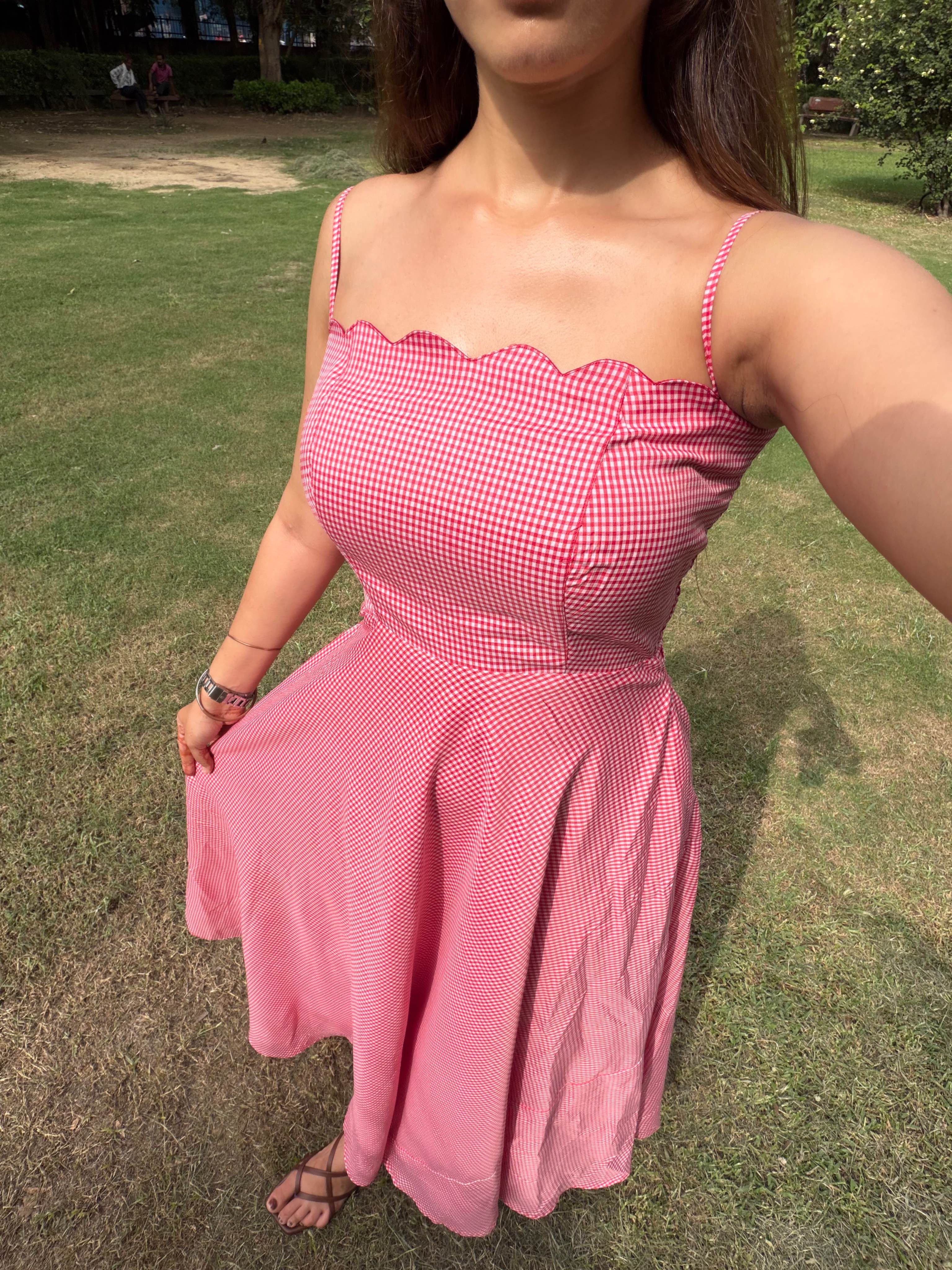 RED SUNSET DRESS
