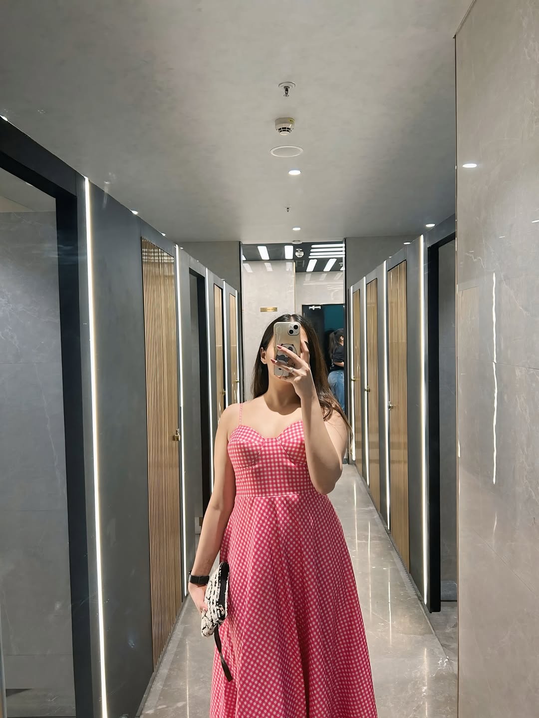 RETRO PINK DRESS
