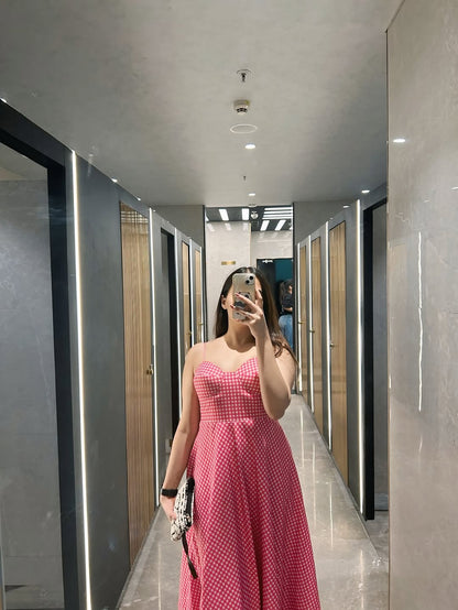 RETRO PINK DRESS
