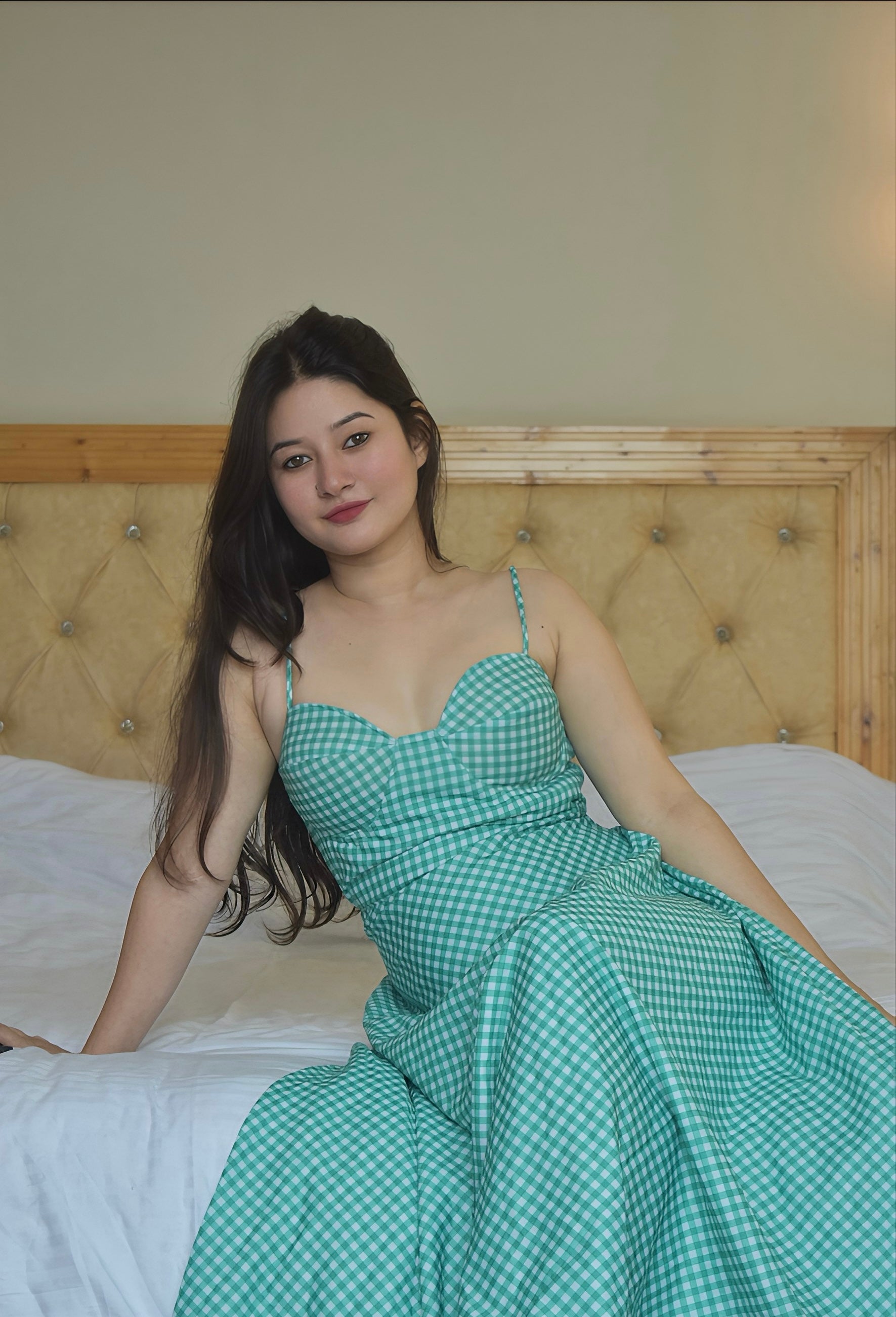 RETRO GREEN DRESS