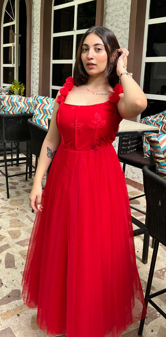 ROSEWOOD CORSET DRESS