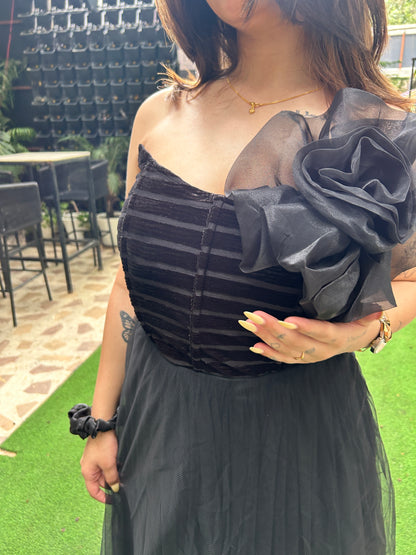 BLACK CHIC CORSET DRESS