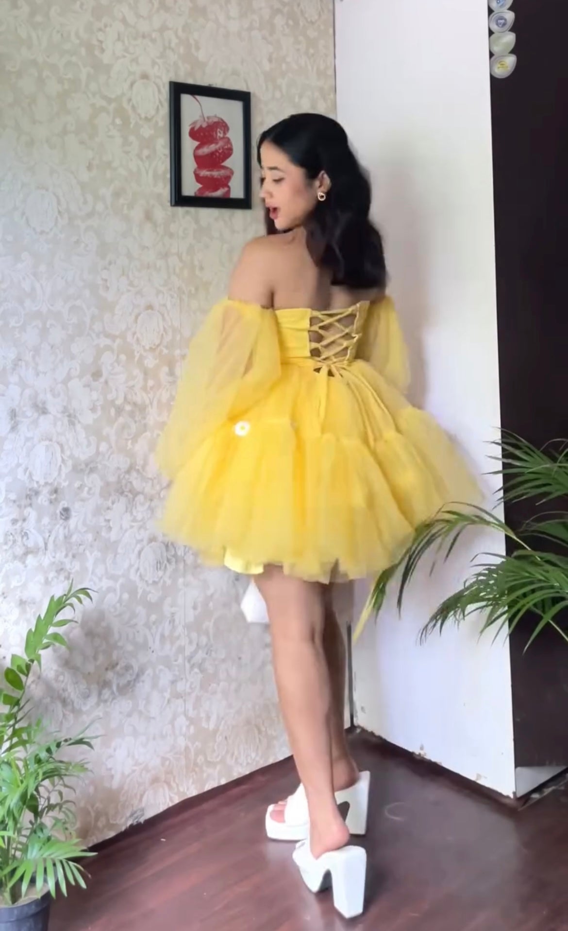 Yellow Sunflower Dress