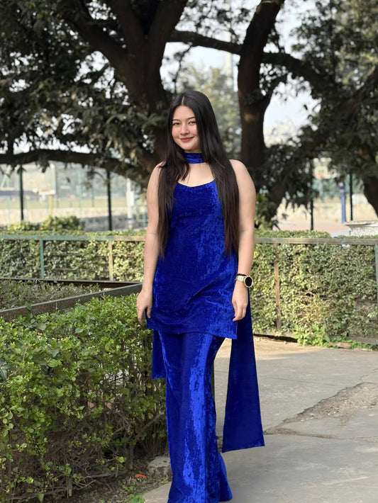 HANIA AMIR INSPIRED BELL BOTTOM SUIT SET