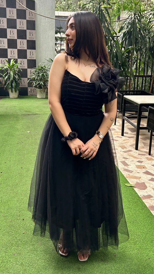 BLACK CHIC CORSET DRESS