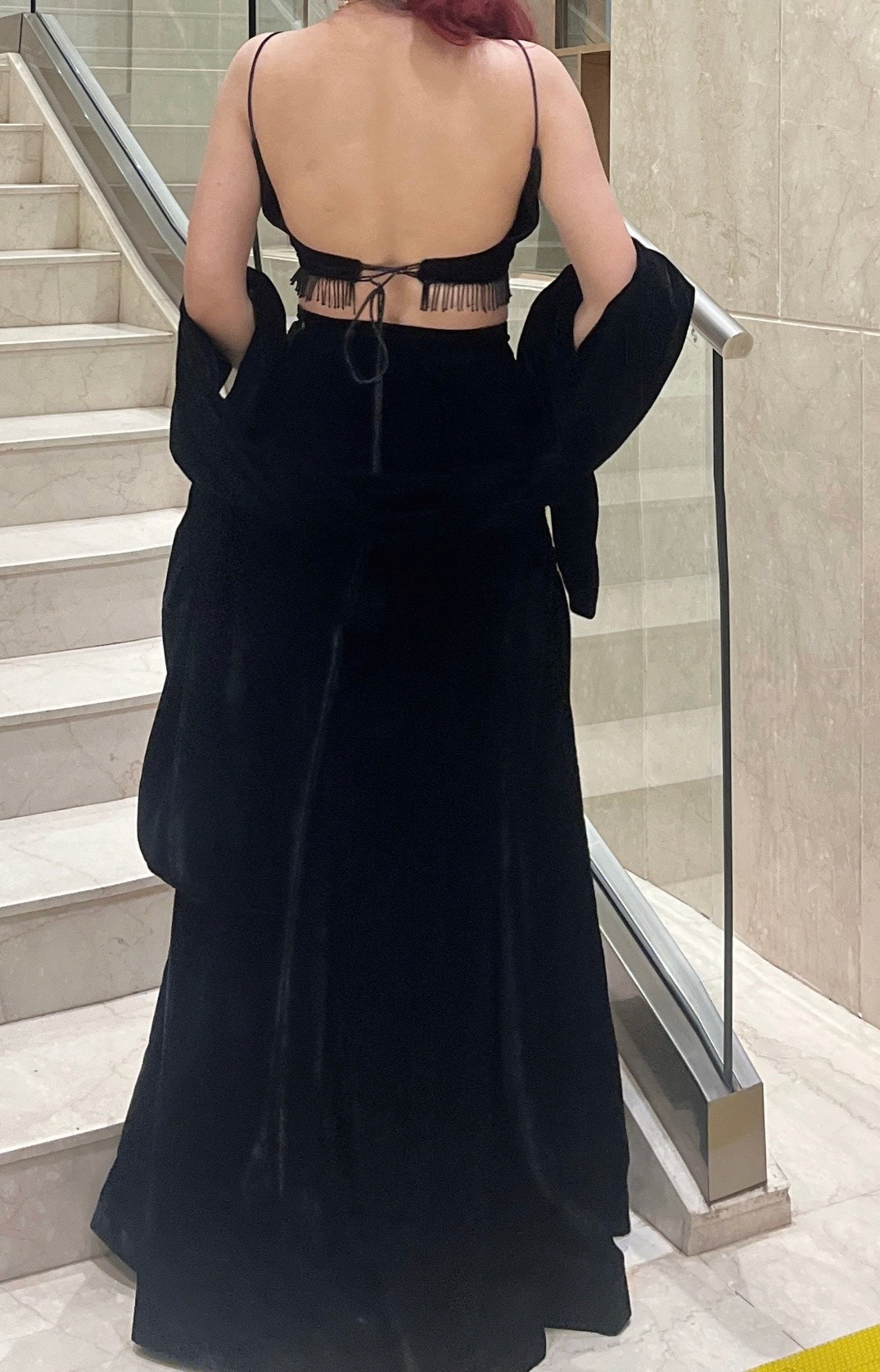 BLACK MUSE FISHTAIL LEHENGA