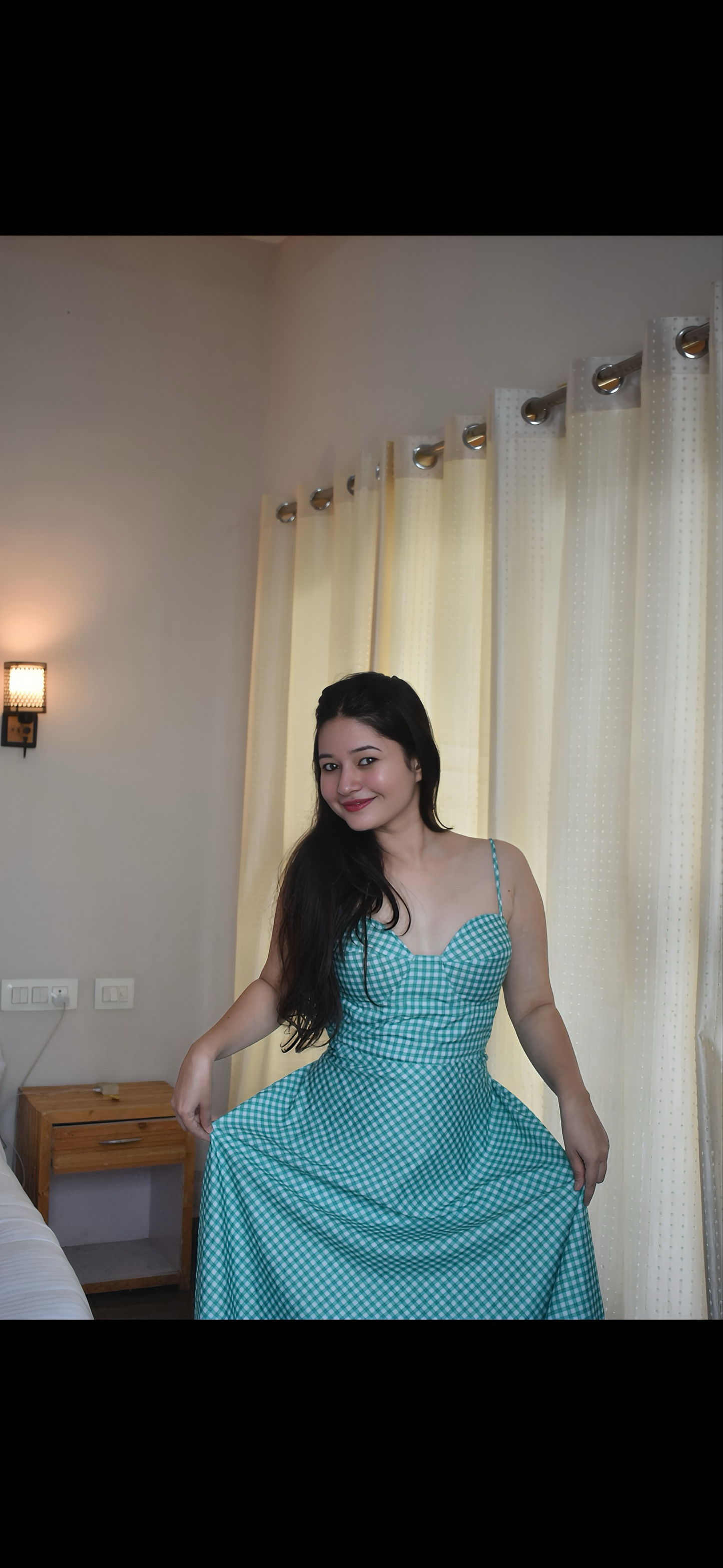 RETRO GREEN DRESS