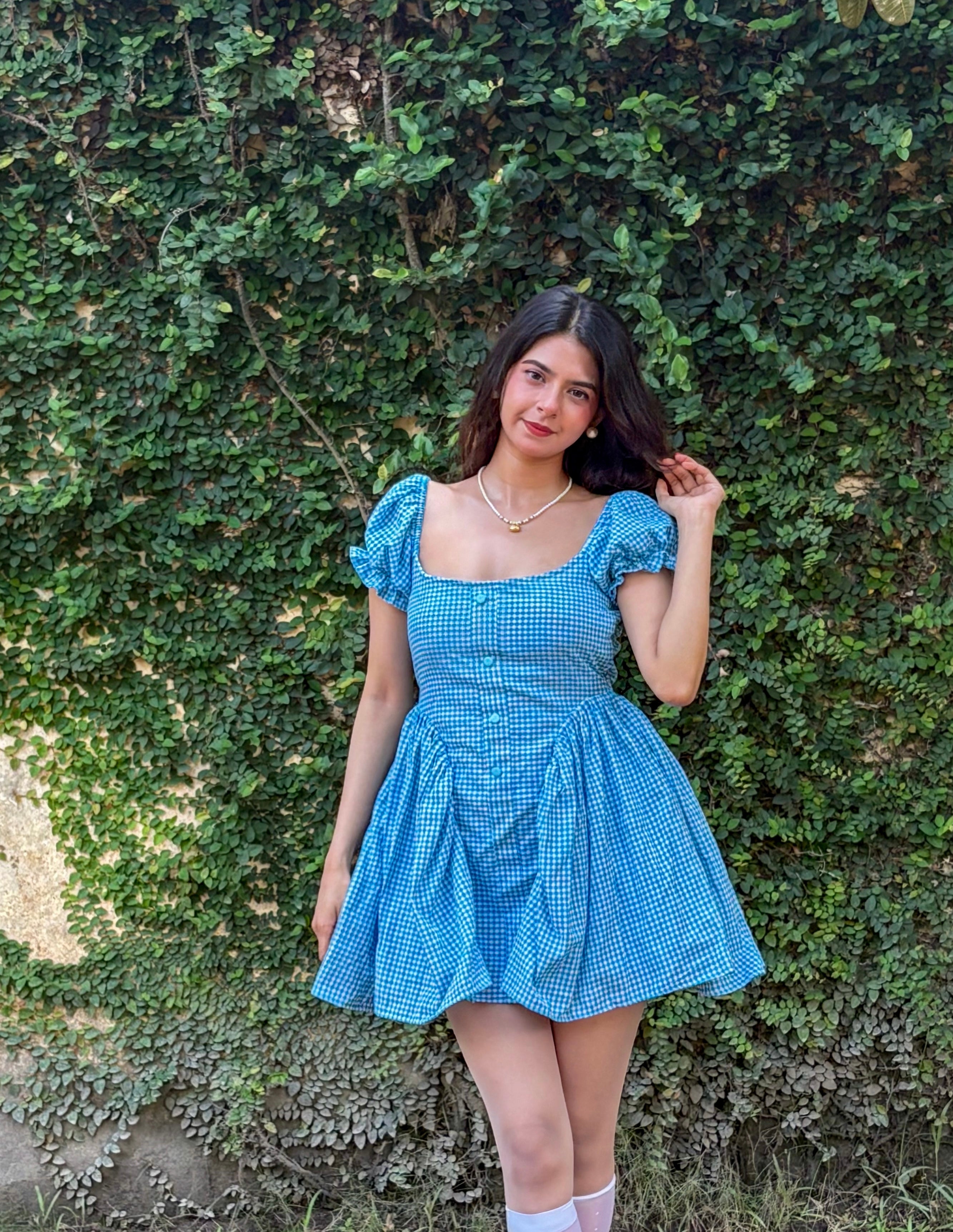 BLUEBELL GINGHAM DRESS
