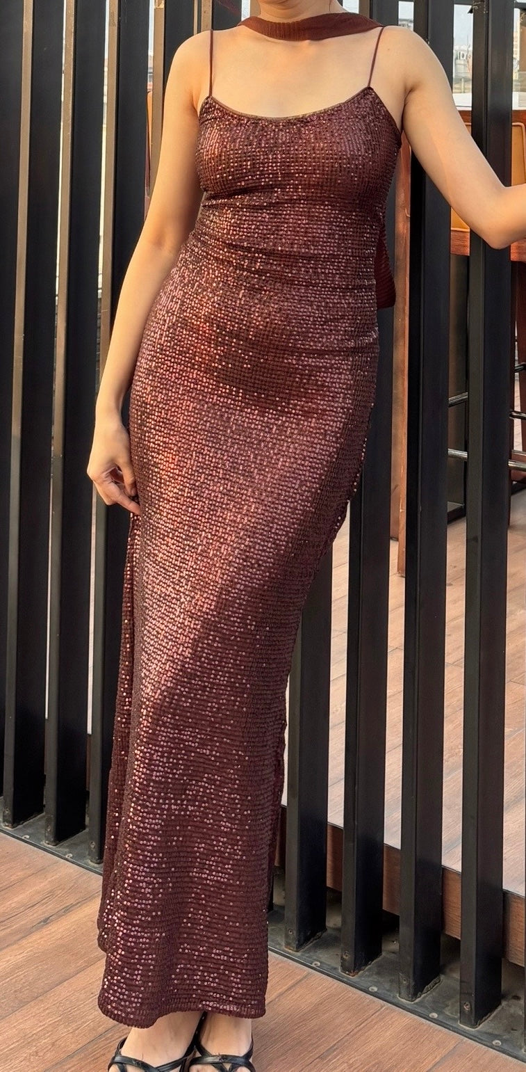 MOCHA GLOW DRESS