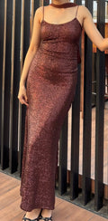 MOCHA GLOW DRESS