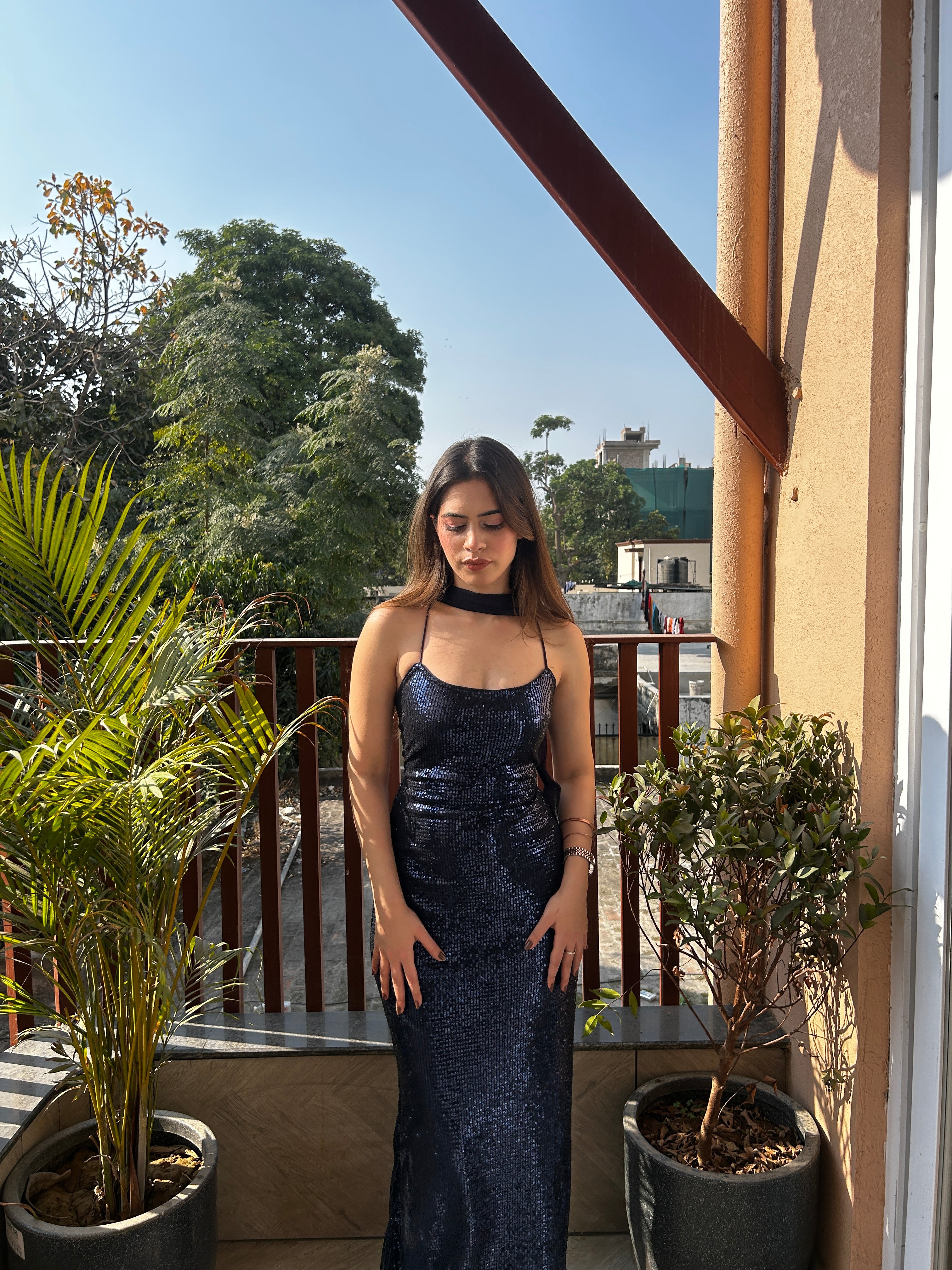 COSMIC SEQUIN DRESS