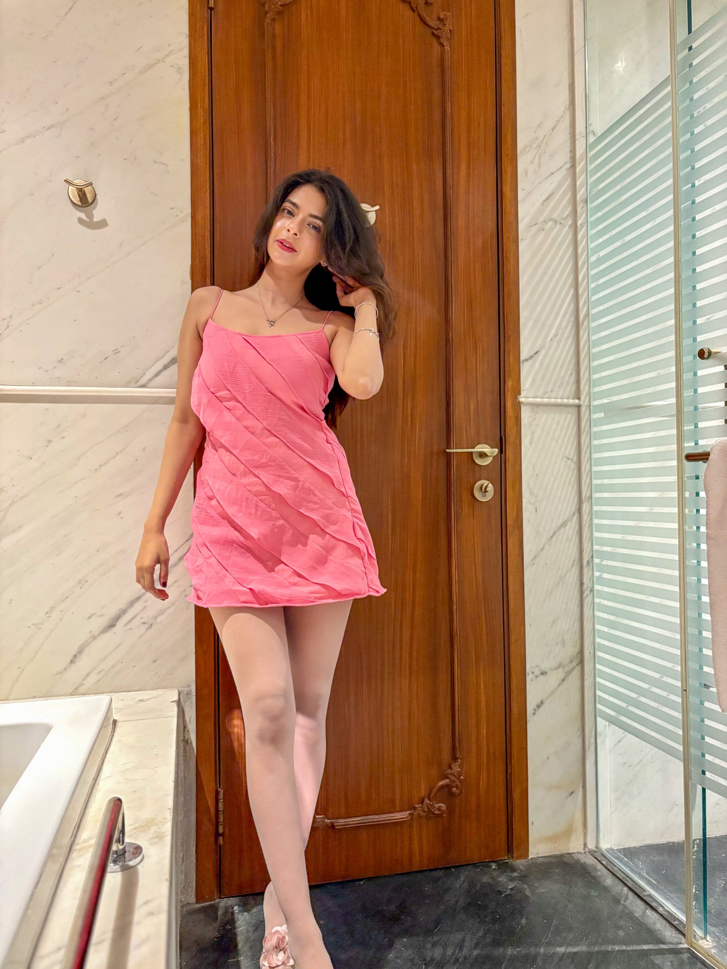 PINK AURORA DRESS