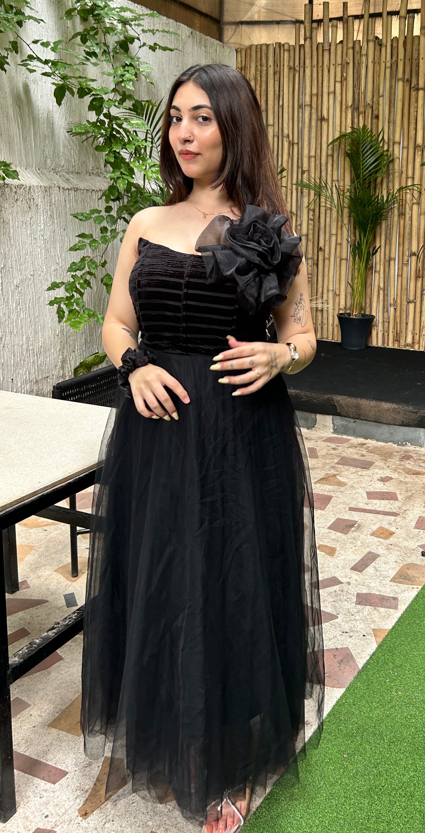 BLACK CHIC CORSET DRESS
