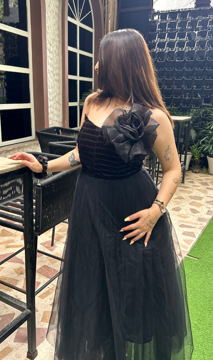 BLACK CHIC CORSET DRESS