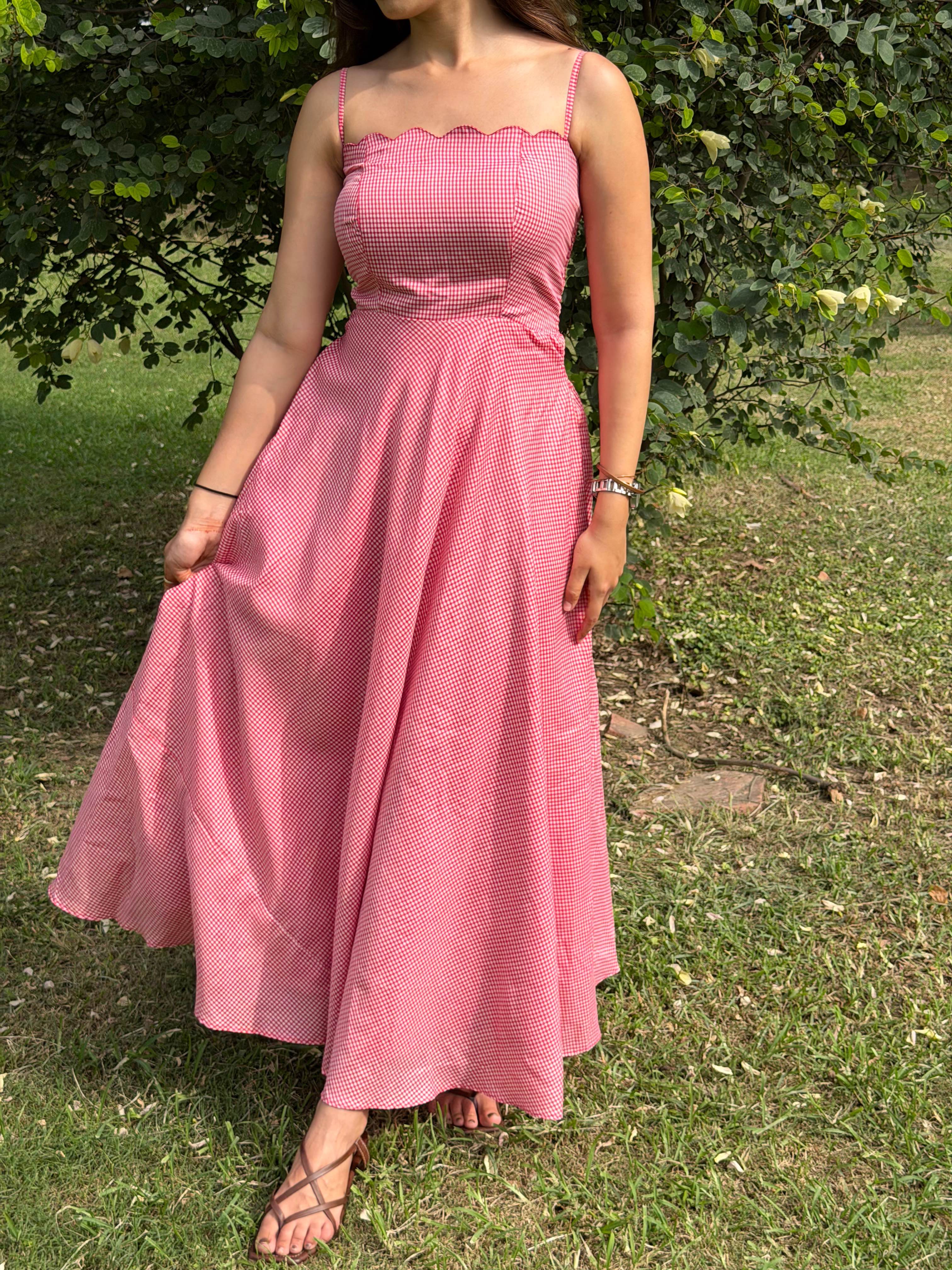 RED SUNSET DRESS