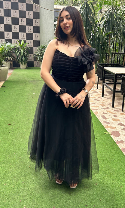 BLACK CHIC CORSET DRESS