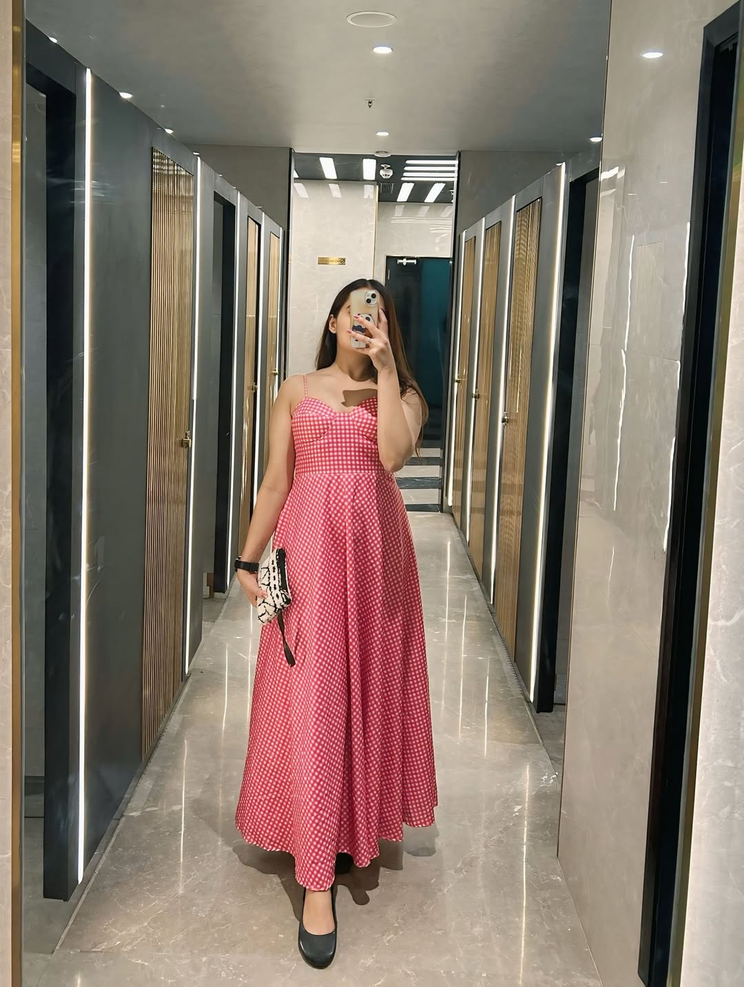 RETRO PINK DRESS