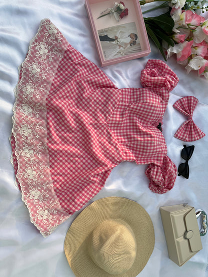 SWEETHEART SUE PINK DRESS