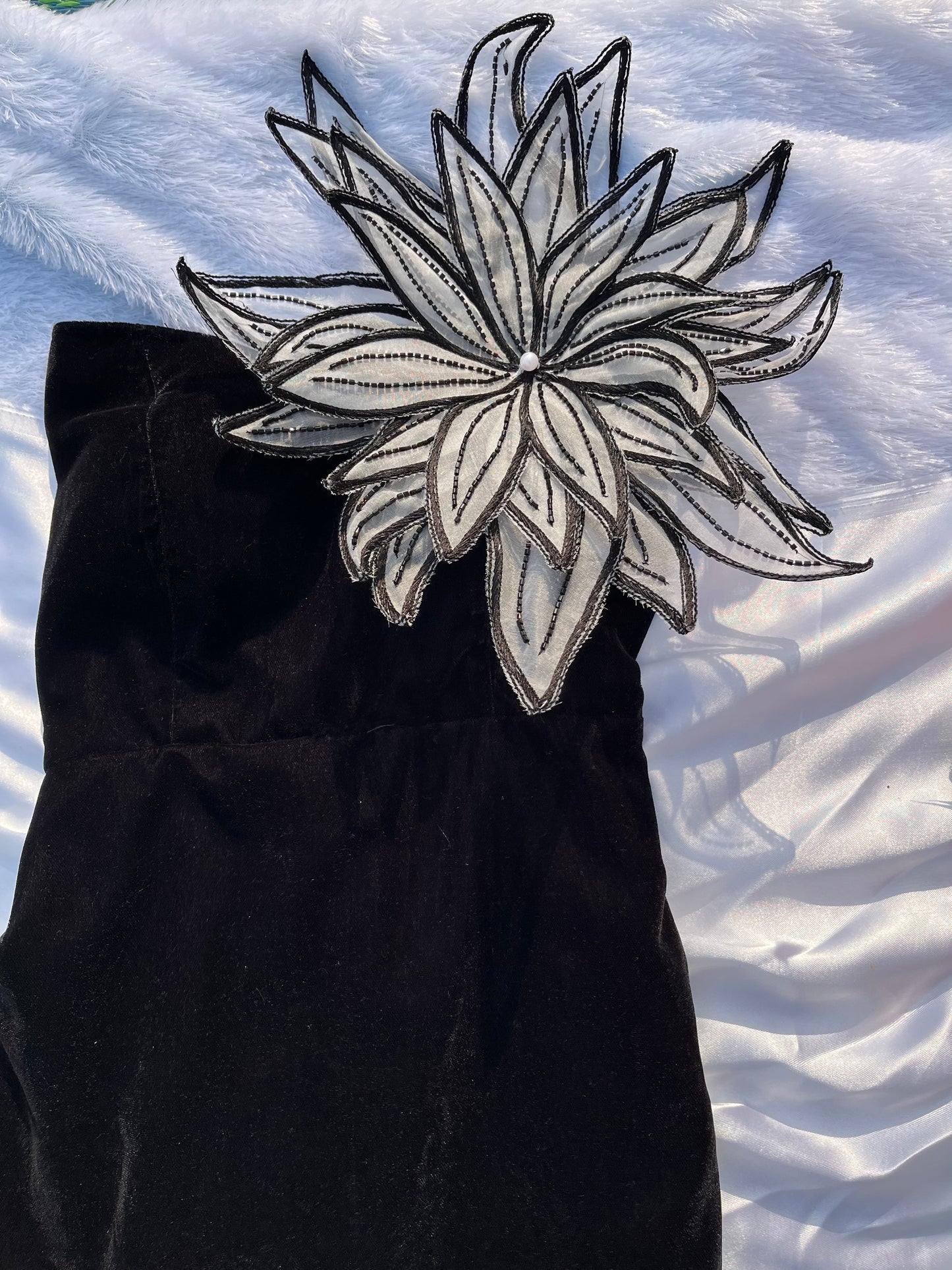 BLACK MERMAID GOWN