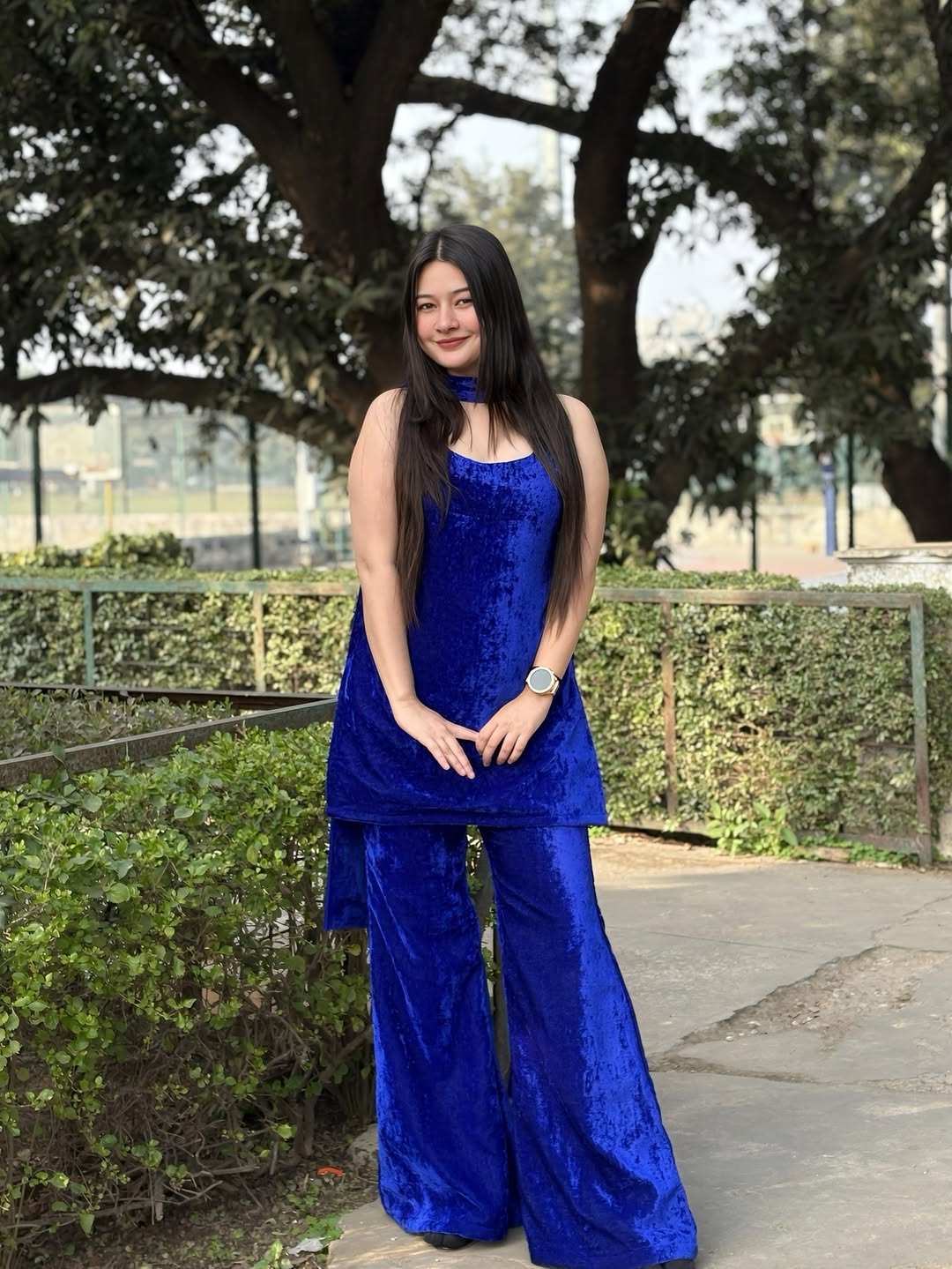 HANIA AMIR INSPIRED BELL BOTTOM SUIT SET