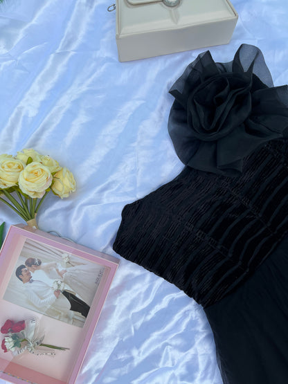 BLACK CHIC CORSET DRESS