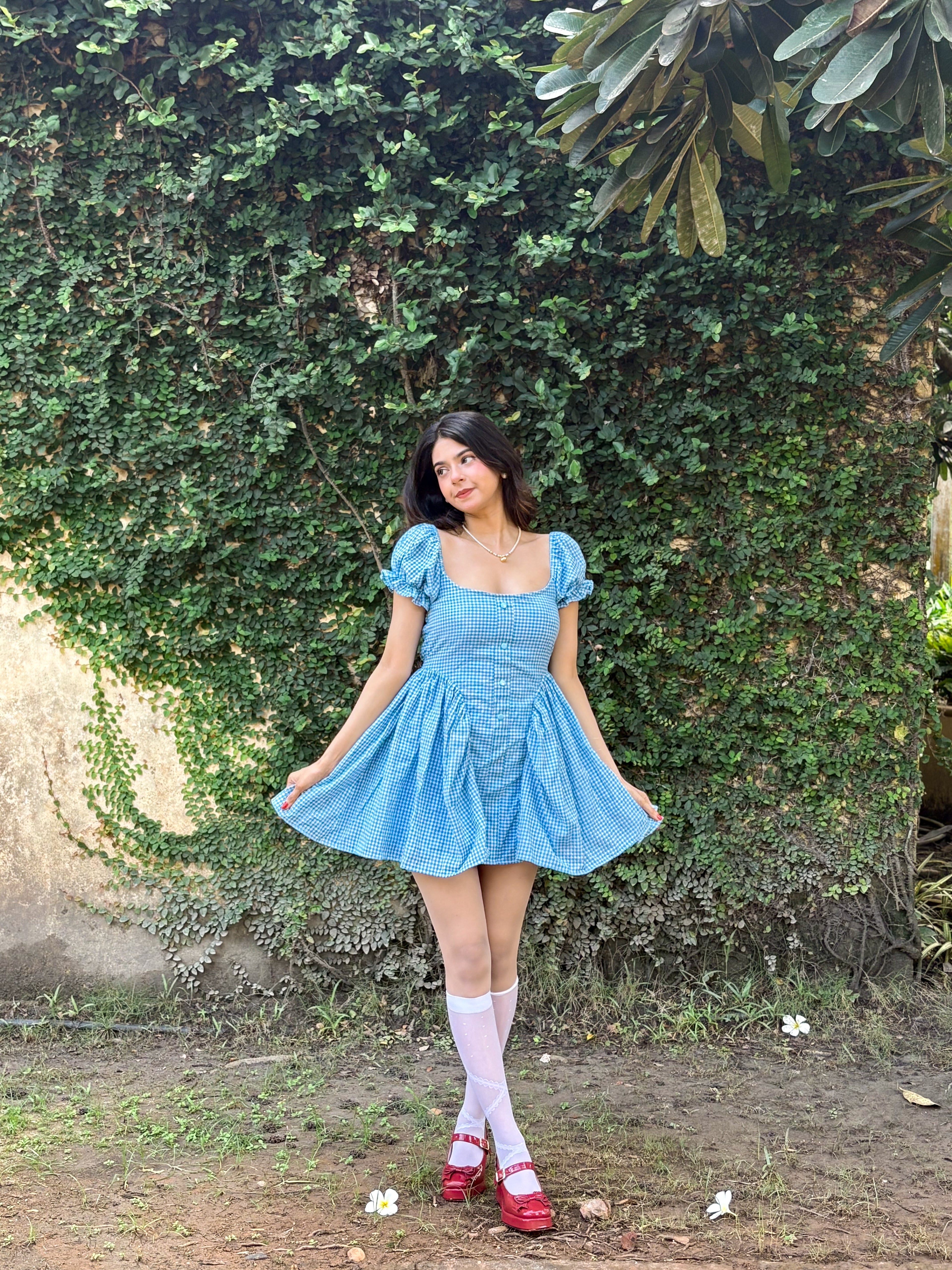 BLUEBELL GINGHAM DRESS