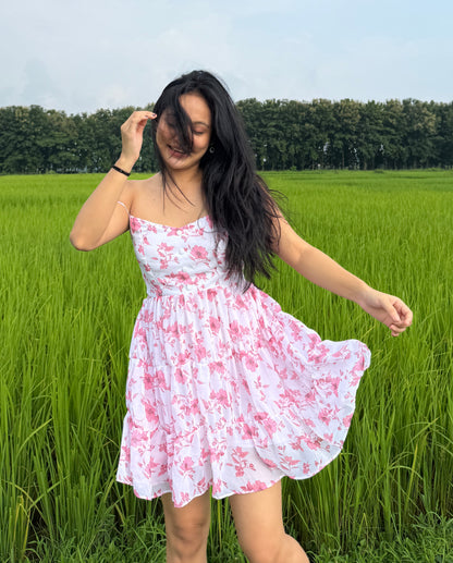 FLORAL SKATER DRESS