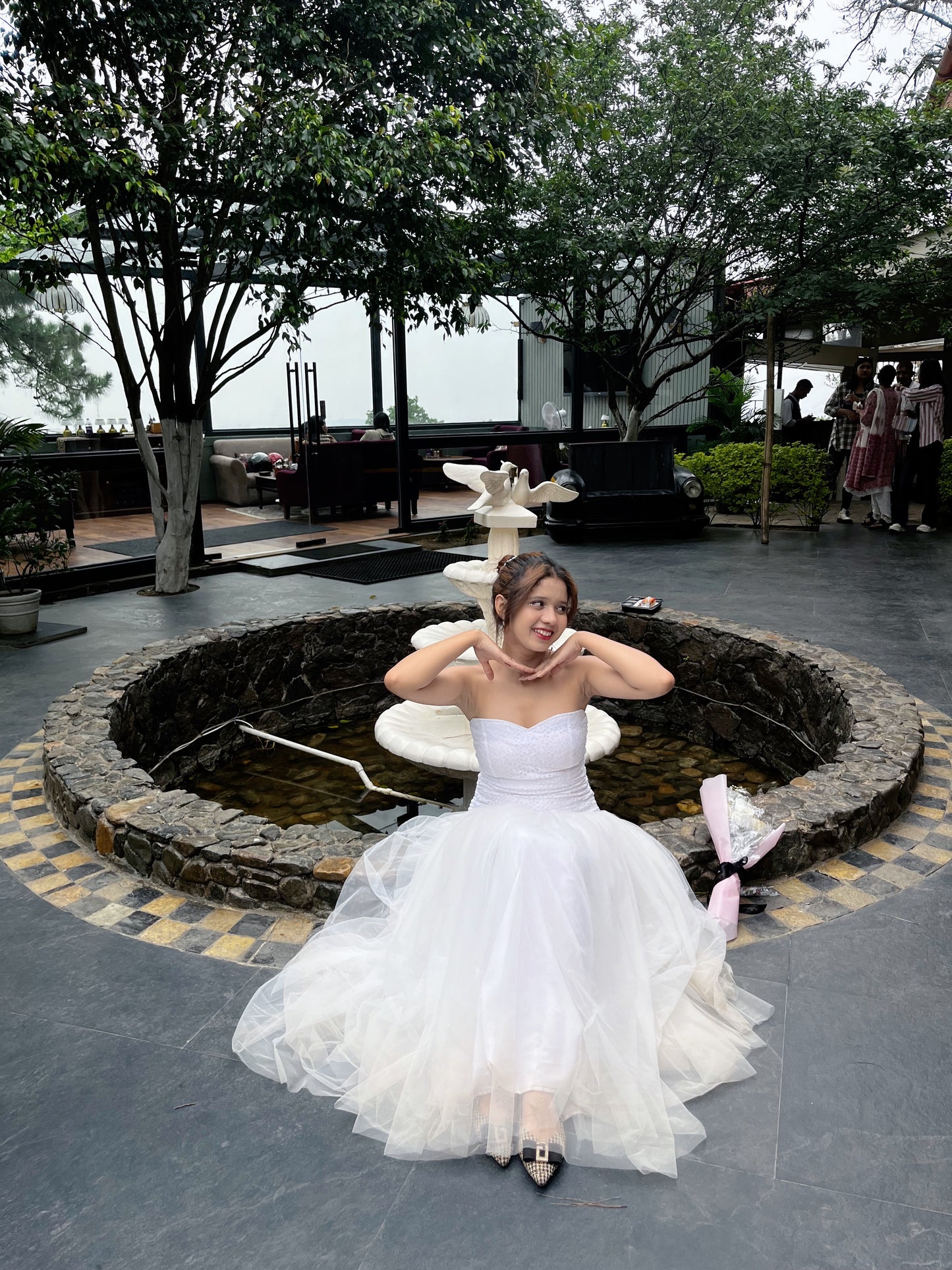 White Swan Dress