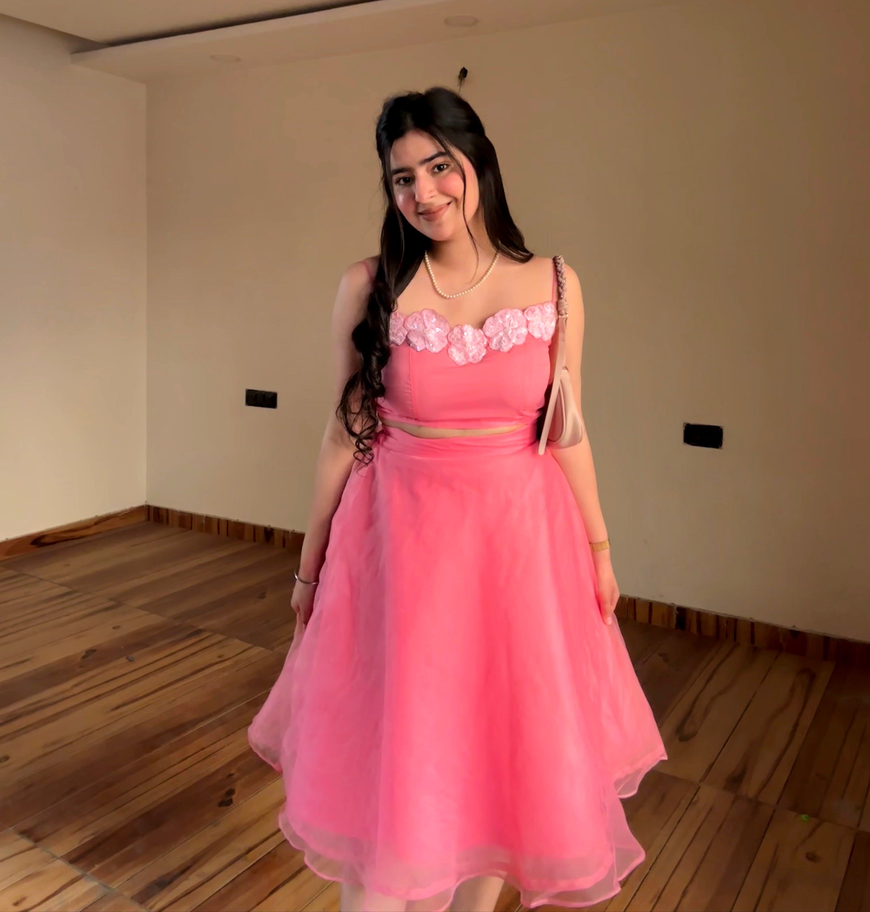 Roseate Skirt Top Set